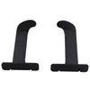 Two black yoga mat wall mounts on a white background. Podgląd zdjęcia produktu