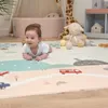 KiddyMoon Play Mat Baby Mat Oboustranná prolézací podložka Náhled obrázku produktu 7