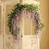 2pcs 7FT Künstliche Wisteria Vine Girlande Gefälschte Blume Produktbild-Vorschau 4