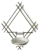 Kwietnik ścienny metalowy LOFT złota patyna Podgląd zdjęcia produktu 2