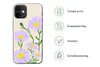 MuchoWow® Handyhülle Schutzhülle Hülle für iPhone 12 Blume Produktbild-Vorschau 7
