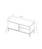 BETTSO RTV Schrank und Modernes Design Versteckte Ablagen Produktbild-Vorschau 4