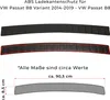 ABS Ladekantenschutz in Schwarz für VW Passat B8 Variant Produktbild-Vorschau 2