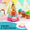 Heidi Partyhüte, 10 Stück, runde Papphütchen aus Produktbild-Vorschau 2