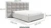 Stauraumbett Diana 200x200 – Bett mit Bettkasten, Produktbild-Vorschau 7