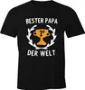 Herren T-Shirt Bester Papa der Welt #1 Vatertagsgeschenk Produktbild-Vorschau 2