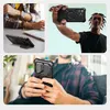 Collage of three images showing a phone case in different settings and orientations. Produktbild-Vorschau