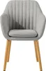 home24 Armlehnenstuhl - Textil / Massivholz Produktbild-Vorschau 4