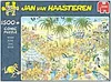 Jumbo 19059 Jan van Haasteren Die Oase 1500 Teile Puzzle Voir les images du produit 3