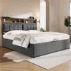 Polsterbett Doppelbett mit USB C Steckdose  Produktbild-Vorschau 7