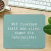 Mr. & Mrs. Panda Mousepad Spruch Cousine Geheimnisse - Produktbild-Vorschau 2