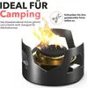 EVOCAMP feuerfeste Unterlage 30x30 cm, bis zu 982°C, für Produktbild-Vorschau 8