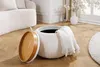 riess-ambiente Runder Couchtisch ORBIT 50cm beige Bouclé Produktbild-Vorschau 12