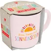 Tazza in smalto look "A cup full of sunshine" (Una tazza Anteprima dell’immagine prodotto 4