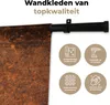 MuchoWow® Wandteppich Wandbehang Leder - Textur - Braun - Produktbild-Vorschau 3