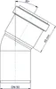 Poloplast POLO-KAL NG, Bogen, DN 50/30, 1 Stk. Produktbild-Vorschau 2