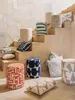 Weiße Plüschhocker DELOR, Ø 36 x 40 cm Produktbild-Vorschau 5