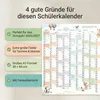 Schuljahreskalender A1 2026/2027 Tierwelt Pastell – 13 Produktbild-Vorschau 2