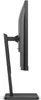 Side view of a black computer monitor on a stand. Produktbild-Vorschau