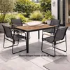 Gartentisch Esstisch Outdoor Tisch Holzoptik Gartenmöbel Produktbild-Vorschau 3
