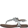 MARCO TOZZI Sandalo donna T-strap pelle fiori perle punta Anteprima dell’immagine prodotto 8