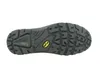 The sole of a black safety shoe is shown against a white background. Produktbild-Vorschau