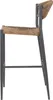 Bolero Eden PE Twist Rattan Outdoor Barhocker Natur (2 Produktbild-Vorschau 2