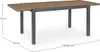 Tavolo allungabile Elias 140-200 x 90 x 75 cm alluminio Anteprima dell’immagine prodotto 8
