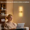 LED Wandleuchte mit Sensor – Doppelkopf, USB Aufladbar, Produktbild-Vorschau 2