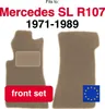 Beige Vordermatten für: Mercedes SL R107 lange Fronten Produktbild-Vorschau 16