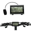A collage of two images showing an electronic display for a bicycle and its installation on handlebars. Náhľad obrázku produktu