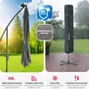 slunečník tectake® Sunna 250 x 250 cm s LED solárním Náhled obrázku produktu 6