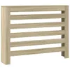 vidaXL Obložení radiátoru Sonoma dub 104x20x82 cm materiál Náhled obrázku produktu 1
