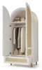 Merax Kleiderschrank mit Rattan-Optik, Schlafzimmerschrank Produktbild-Vorschau 9