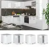 Mobile ad angolo cucina Vicco R-Line Bianco lucido 75.6 cm Anteprima dell’immagine prodotto 3