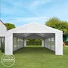 TOOLPORT Tendone per feste gazebo 6x12 m bianco PE 350 N Anteprima dell’immagine prodotto 3