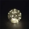 LED vánoční skleněná koule – zlatá, 15 cm, 3x AA, vnitřní, teplá bílá, časovač Anteprima dell’immagine prodotto