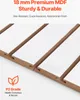 SucceBuy Revêtement de mur à lamelles, 4 x 4 pieds, mur à Voir les images du produit 3