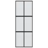 vidaXL Posuvné dvere čierne 90x205 cm z tvrdeného skla a Náhľad obrázku produktu 3
