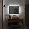 Badspiegel mit LED Beleuchtung und Touch-Schalter - Lisbon Produktbild-Vorschau 4