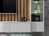 Wohnzimmerwand CECILIA – Eiche Artisan / perlgrau Produktbild-Vorschau 4