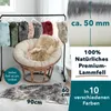 Pravá kožešina Audrey Fluffy Sheepskin Premium Quality Náhled obrázku produktu 6