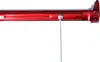 A close-up side view of a red caulking gun with a silver trigger mechanism and a silver pin extending downwards. Produktbild-Vorschau