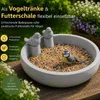 XL Vogeltränke mit Deko-Vögeln Ø34 cm – Vogelbad & Produktbild-Vorschau 5