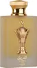 A close-up studio shot of a bottle of Lattafa Pride Al Areeq Gold Eau de Parfum. Anteprima dell’immagine prodotto