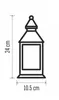EMOS LED décoration - lanterne noir antique clignotante, 3x Voir les images du produit 12