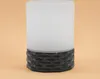 esotec Dekorative Solar Tischleuchte Rattan Style aus Glas Produktbild-Vorschau 8