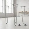 Stolové nohy 4x Vlásenka 36 cm Vlásenka Ocelový rám Náhled obrázku produktu 1