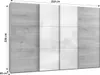 Schwebetürenschrank Kleiderschrank Level 350cm weiß mit Produktbild-Vorschau 3