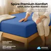 etérea Jersey Spannbettlaken Baumwolle 140x220 - 160x220 cm Produktbild-Vorschau 2